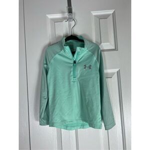 Underarmour Girls Teal Pullover Size 4